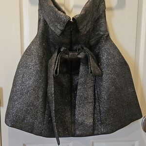 Fashion Babyboo Grey Glitter Strapless Dress – Tailored – Size XL